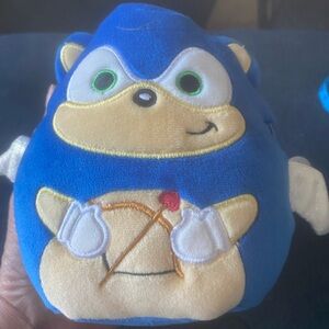 Squishmallows Blue and Cream Hedgehog Plush